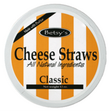 12 ounce tin of Betsy's Classic Cheese straws