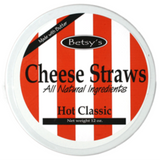 Betsy's Cheese Straws Hot Classic in 12 ounce tin