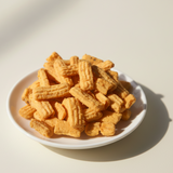 Plate of Betsy's Cheese Straws from Punta Clara Kitchen