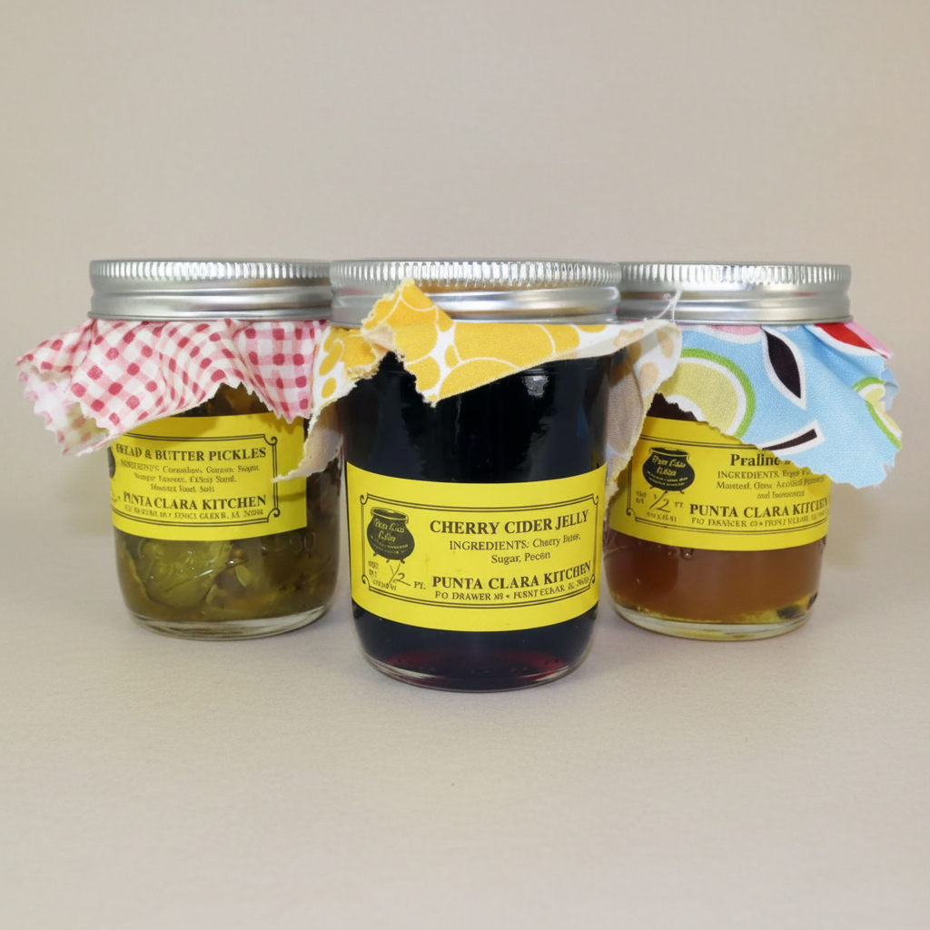 The Pantry Shelf---Half-Pint Jars