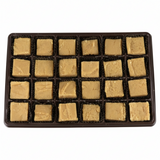 Peanut butter fudge in 24 piece box