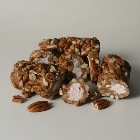 Pecan Logs with Nougat