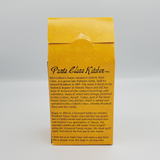 Yellow box with text about Punta Clara Kitchen history